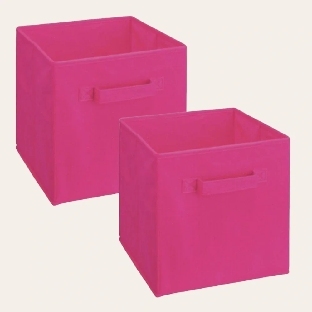 🌺 Cubeicals Closetmaid Fuschia Fabric Drawer 2 Count